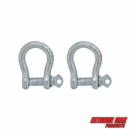 Extreme Max Extreme Max 3006.6605 BoatTector Galvanized Anchor Shackle - 5/16" 3006.6605